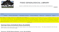 Desktop Screenshot of fiskelibrary.org